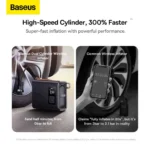 Baseus Mega EnergyPump Series Dual Cylinder Wireless Inflator - Image 3