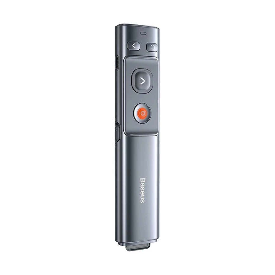 baseus-orange-dot-green-laser-wireless-grey-21684733812 (1) Baseus WKCD010013 Orange Dot Green laser Wireless Grey Presenter - Image 1