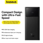 Baseus Star-Lord 30000mAh 30W Digital Display Fast Charging Power Bank - Image 2