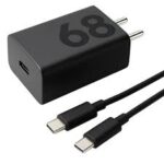 Motorola TurboPower 68W USB-C GaN Wall Charger with 6.5A Cable