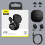 Baseus Bowie WM01 New Bluetooth 5.3 TWS Wireless Earphones HD Headphones Touch Control Earbuds - Image 3