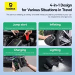 Baseus Primetrip Series Super Energy 4in1 Car Jump Starter - Image 6