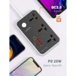 LDNIO SC3412 2500W Universal 3 Way Outlet Extension Socket