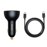 Baseus Quick Charge™ 5 Technology Multi-Port Fast Charge Car Charger C+C+U 160W